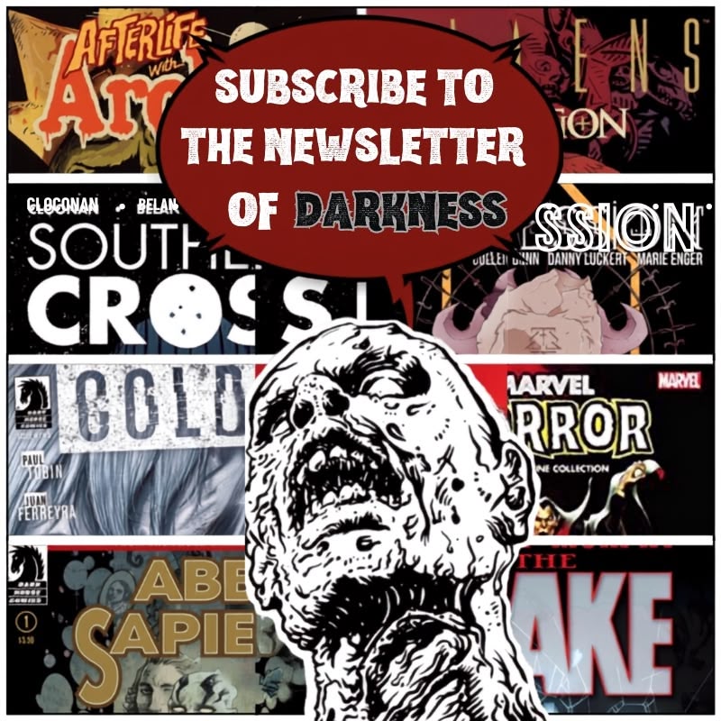 The Longbox of Darkness Newsletter of Darkness graphic